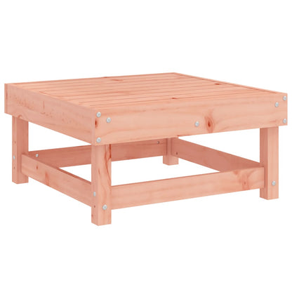 Garden Footstool with Cushion Solid Wood Douglas