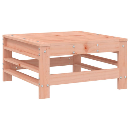 Garden Footstool with Cushion Solid Wood Douglas