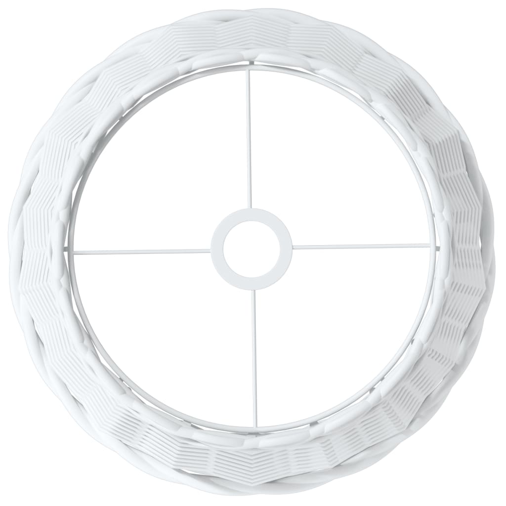 Ceiling Lamp Shade White Ø38x23 cm Wicker