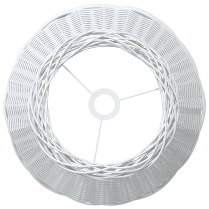 Ceiling Lamp Shade White Ø50x30 cm Wicker
