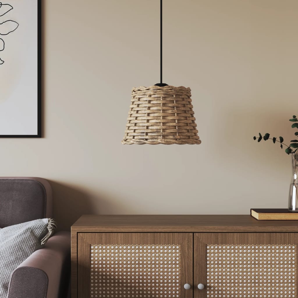 Ceiling Lamp Shade Brown Ø20x15 cm Wicker