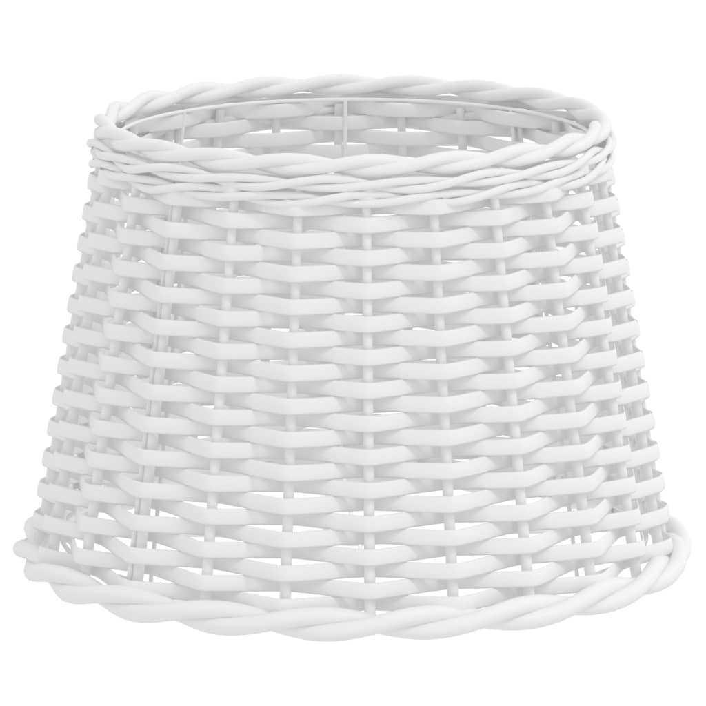 Lamp Shade White Ø40x26 cm Wicker