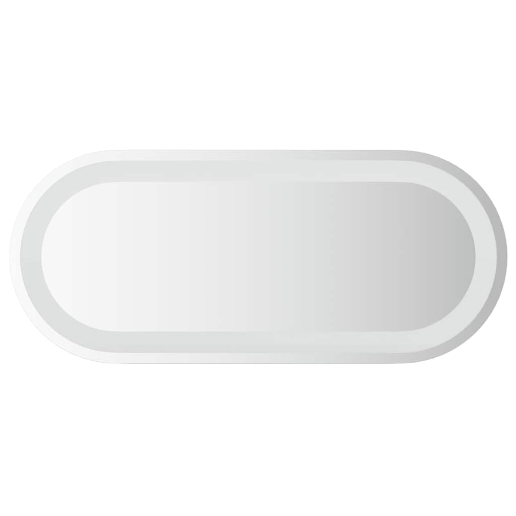 LED Bathroom Mirror 70x30 cm Oval