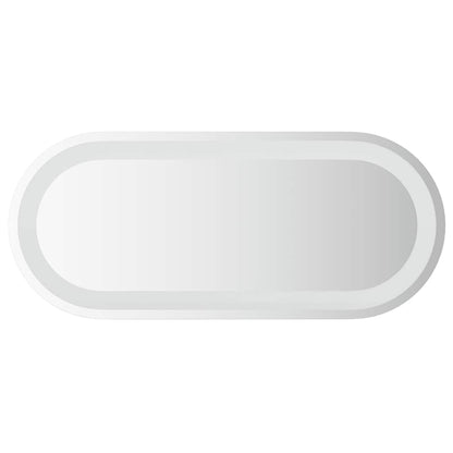 LED Bathroom Mirror 70x30 cm Oval