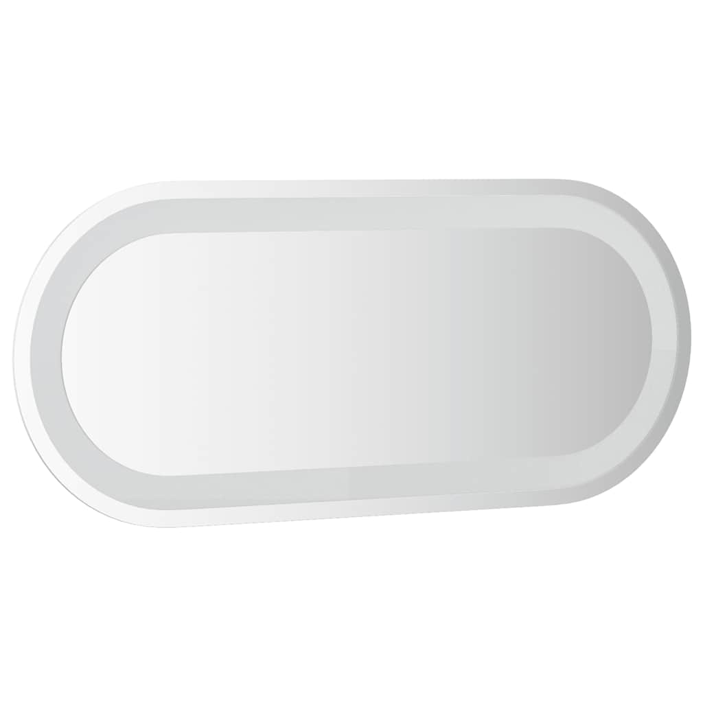 LED Bathroom Mirror 70x30 cm Oval