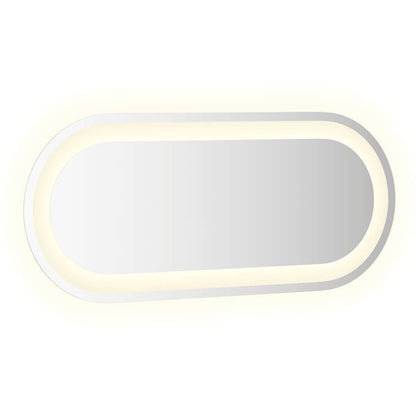 LED Bathroom Mirror 70x30 cm Oval