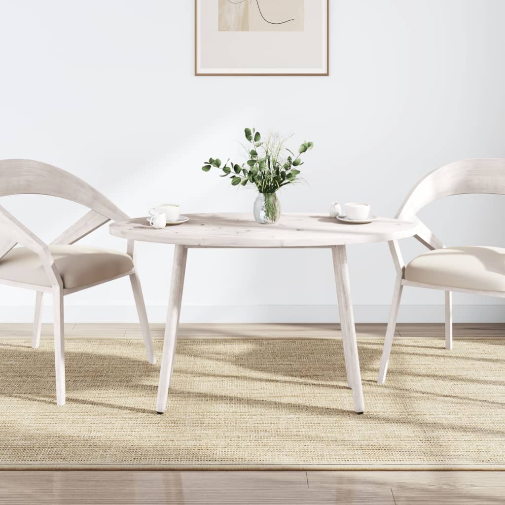 Table Top White 100x50x2.5 cm Solid Wood Pine Oval