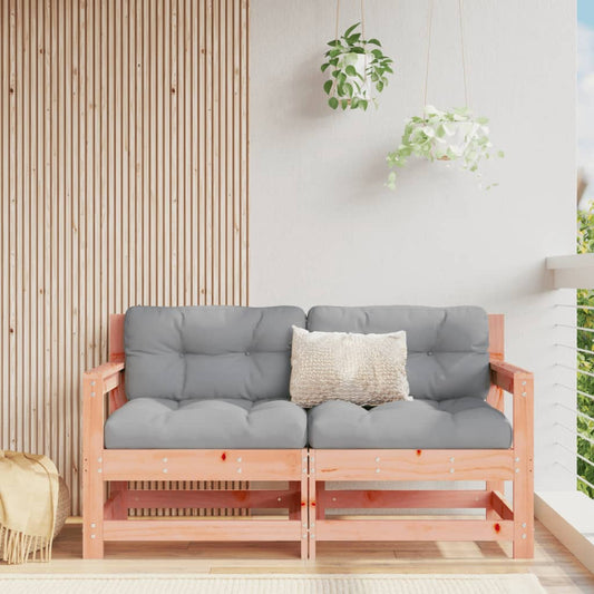 Garden Corner Sofas 2 pcs Solid Wood Douglas