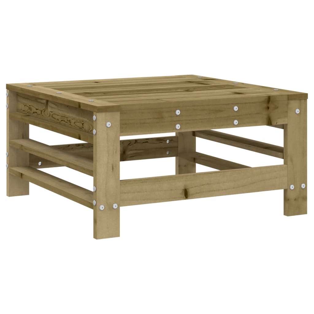 Garden Footstool Impregnated Wood Pine
