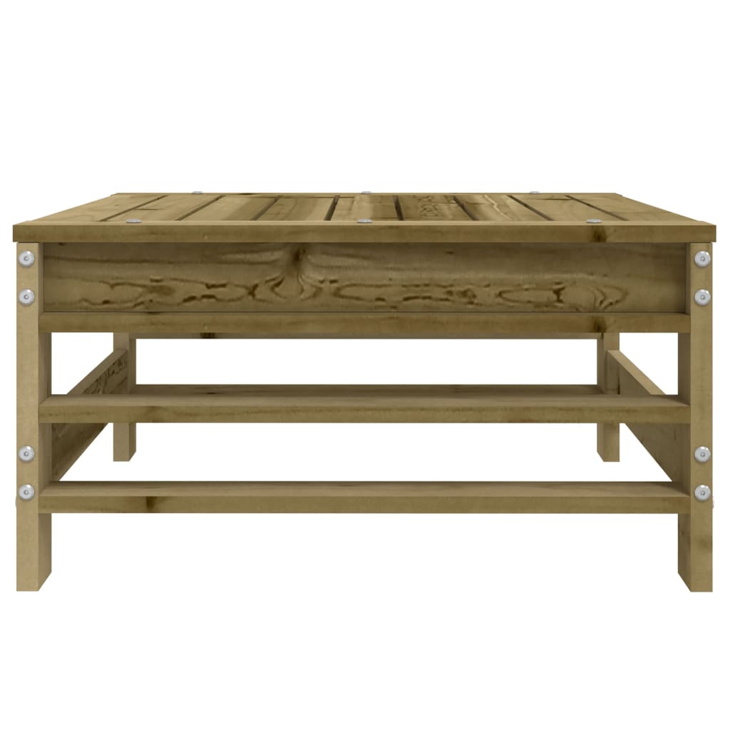 Garden Footstool Impregnated Wood Pine
