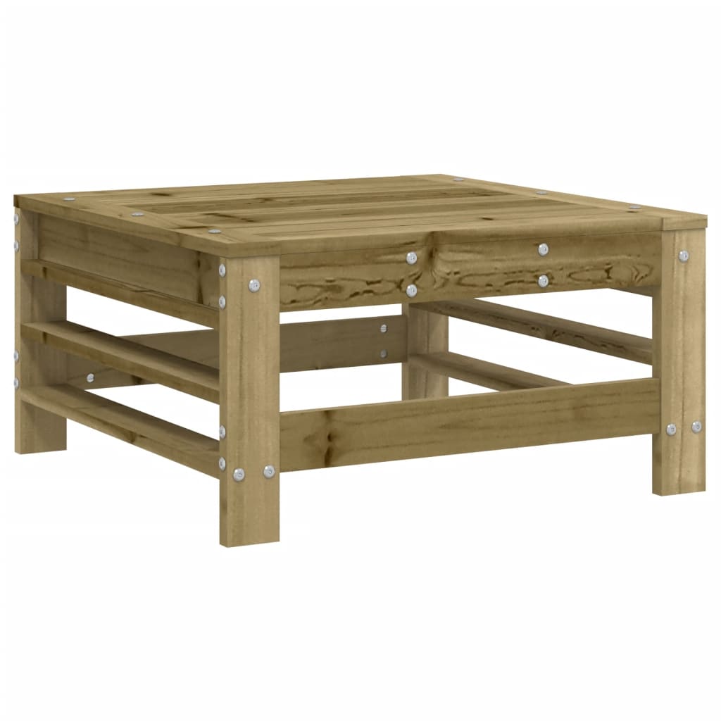 Garden Footstool Impregnated Wood Pine