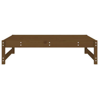 Garden Footstool Honey Brown 120x80 cm Solid Wood Pine