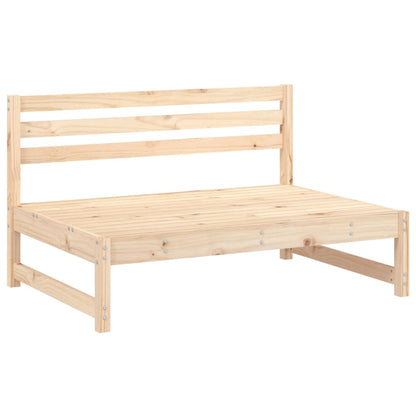 2 Piece Garden Lounge Set Solid Wood Pine