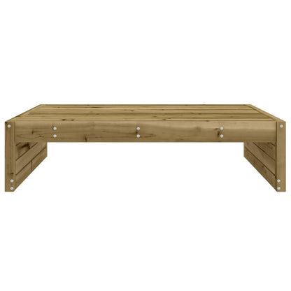 Garden Footstool 120x80 cm Impregnated Wood Pine
