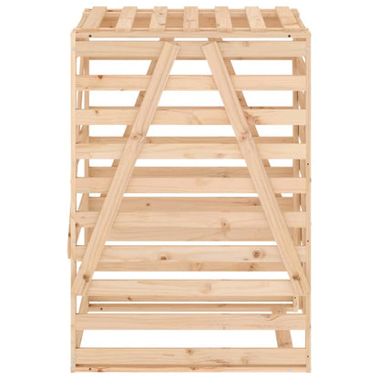 Wheelie Bin Storage 84x90x128.5 cm Solid Wood Pine