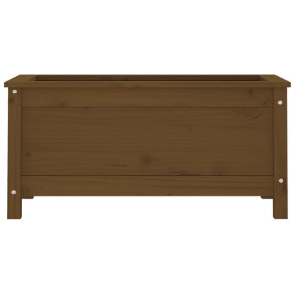 Garden Planter Honey Brown 82.5x40x39 cm Solid Wood Pine