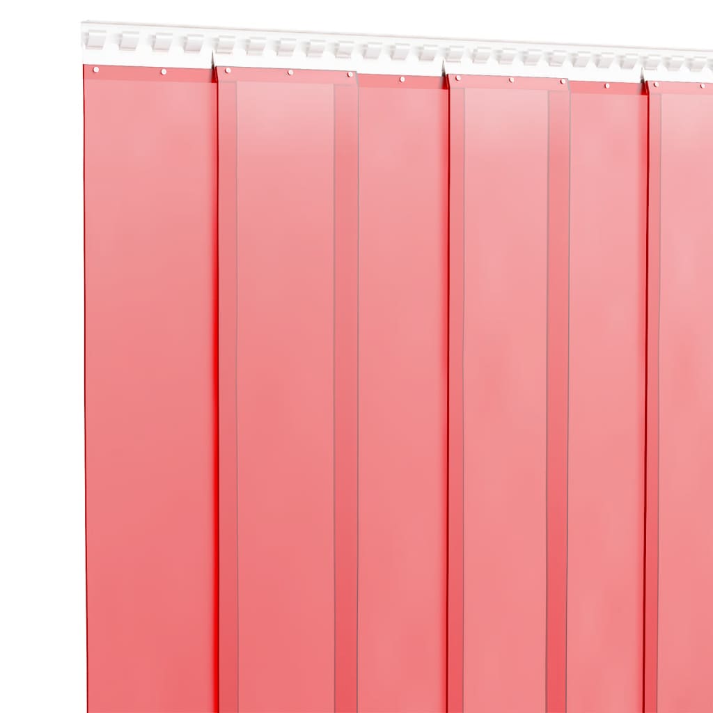 Door Curtain Red 300 mmx2.6 mm 10 m PVC