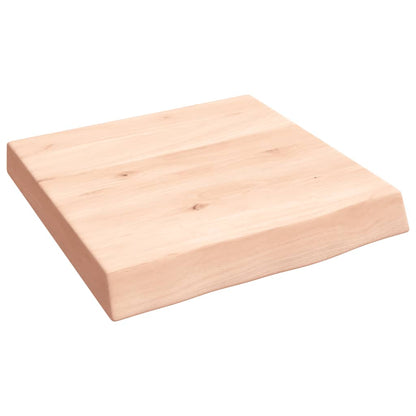 Bathroom Countertop 40x40x(2-6) cm Untreated Solid Wood