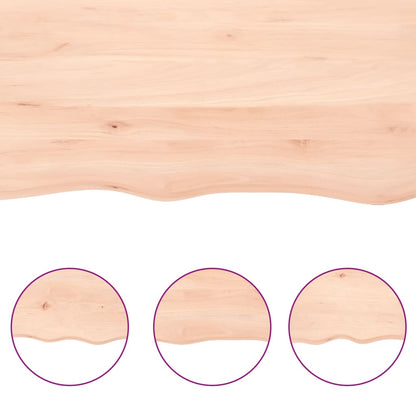 Bathroom Countertop 40x40x(2-6) cm Untreated Solid Wood