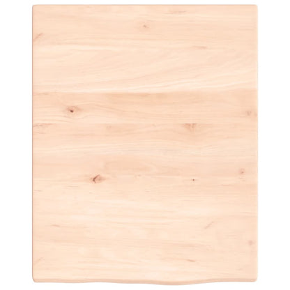 Bathroom Countertop 40x50x2 cm Untreated Solid Wood