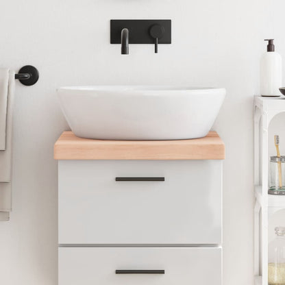 Bathroom Countertop 40x50x(2-6) cm Untreated Solid Wood