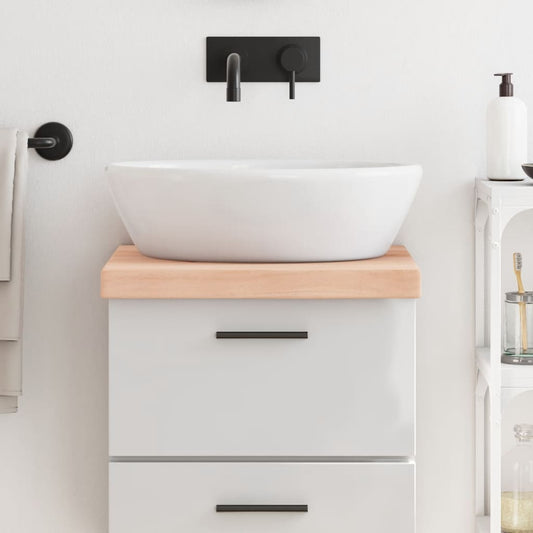 Bathroom Countertop 40x50x(2-6) cm Untreated Solid Wood