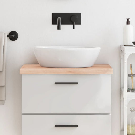 Bathroom Countertop 60x30x(2-4) cm Untreated Solid Wood