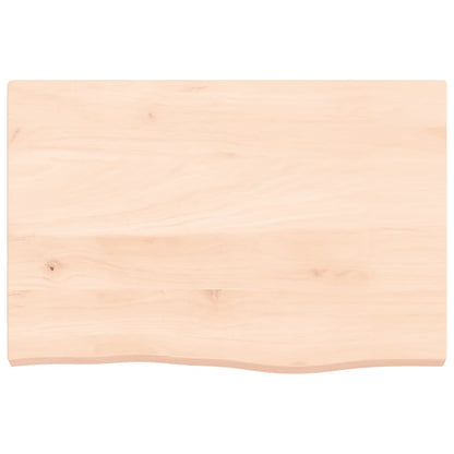 Bathroom Countertop 60x40x(2-4) cm Untreated Solid Wood