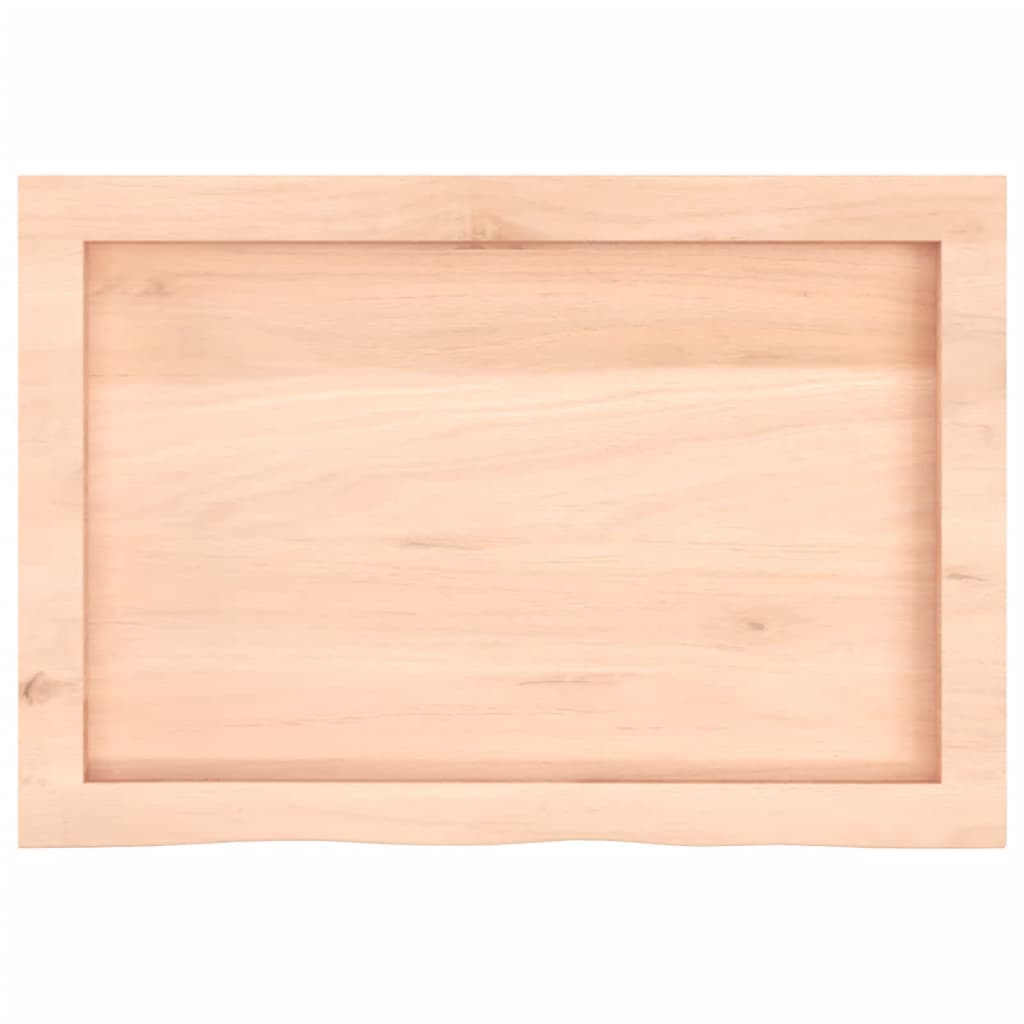 Bathroom Countertop 60x40x(2-4) cm Untreated Solid Wood