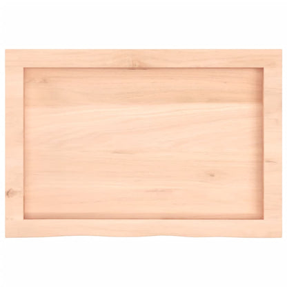 Bathroom Countertop 60x40x(2-4) cm Untreated Solid Wood