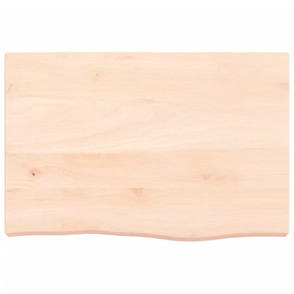 Bathroom Countertop 60x40x(2-6) cm Untreated Solid Wood