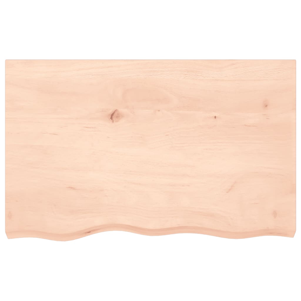 Bathroom Countertop 80x50x(2-4) cm Untreated Solid Wood