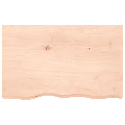 Bathroom Countertop 80x50x(2-4) cm Untreated Solid Wood