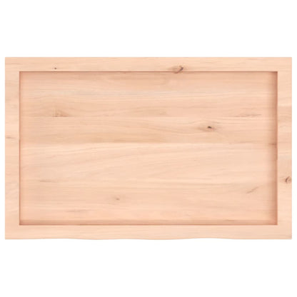 Bathroom Countertop 80x50x(2-4) cm Untreated Solid Wood