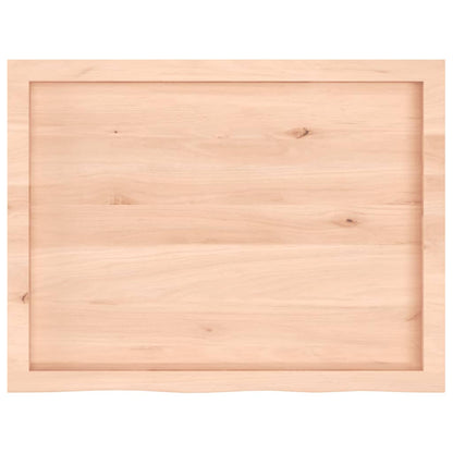 Bathroom Countertop 80x60x(2-4) cm Untreated Solid Wood
