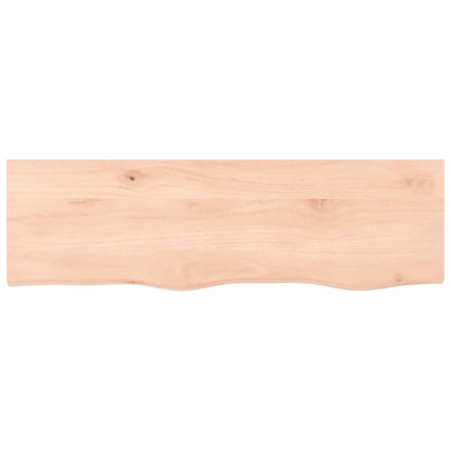 Bathroom Countertop 100x30x(2-4) cm Untreated Solid Wood