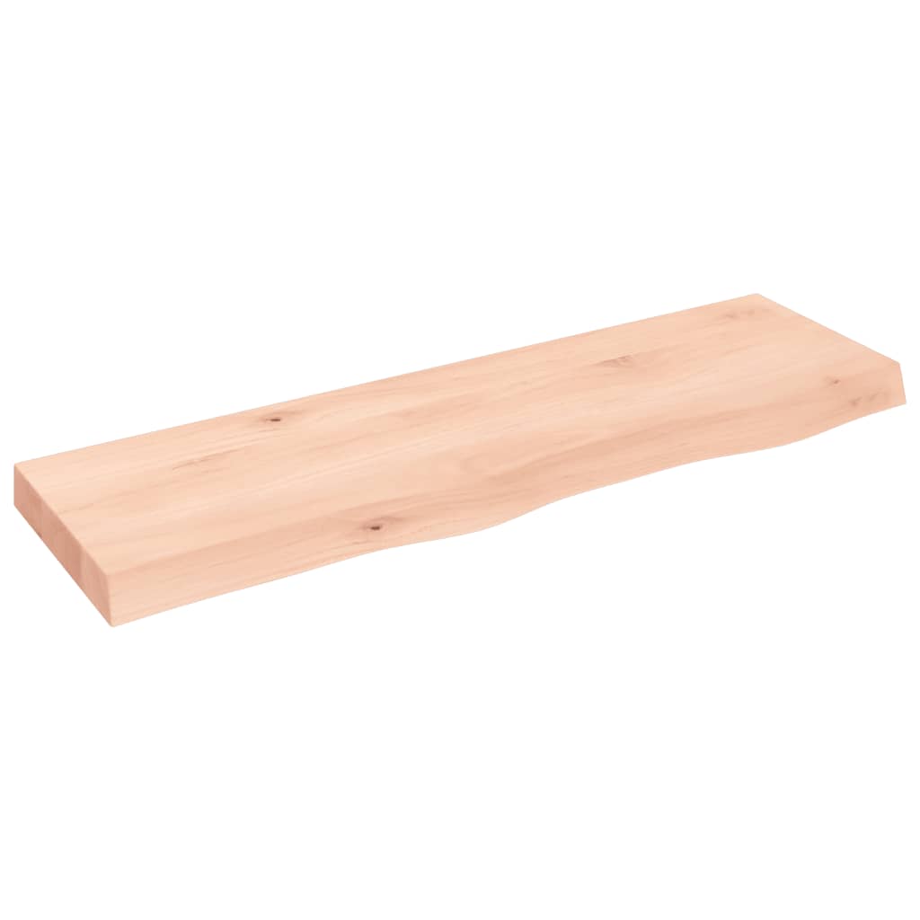 Bathroom Countertop 100x30x(2-6) cm Untreated Solid Wood