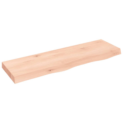 Bathroom Countertop 100x30x(2-6) cm Untreated Solid Wood