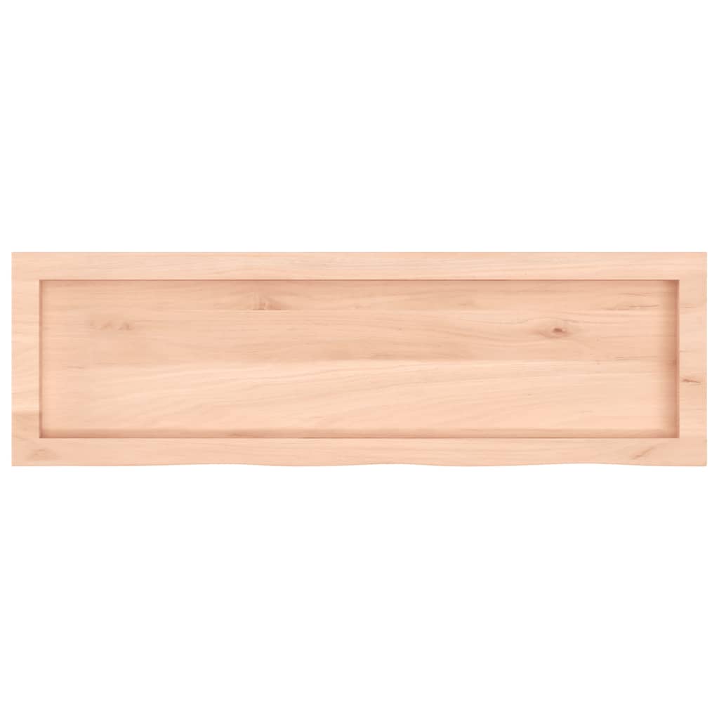 Bathroom Countertop 100x30x(2-6) cm Untreated Solid Wood