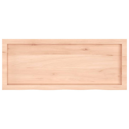 Bathroom Countertop 100x40x(2-4) cm Untreated Solid Wood