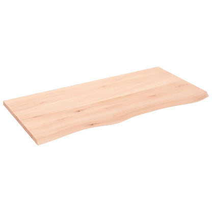 Bathroom Countertop 100x50x2 cm Untreated Solid Wood