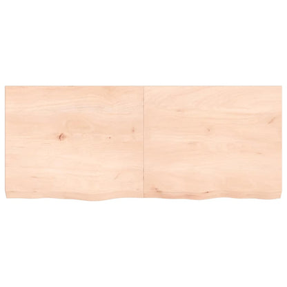 Bathroom Countertop 120x50x(2-6) cm Untreated Solid Wood