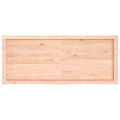 Bathroom Countertop 120x50x(2-6) cm Untreated Solid Wood