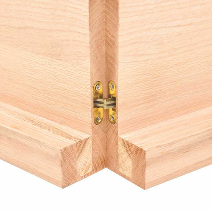 Bathroom Countertop 120x50x(2-6) cm Untreated Solid Wood