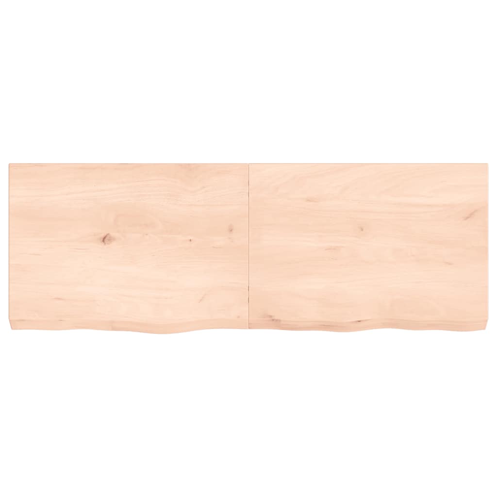 Bathroom Countertop 140x50x(2-6) cm Untreated Solid Wood