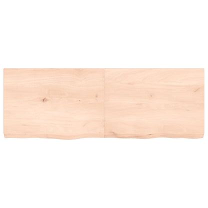 Bathroom Countertop 140x50x(2-6) cm Untreated Solid Wood
