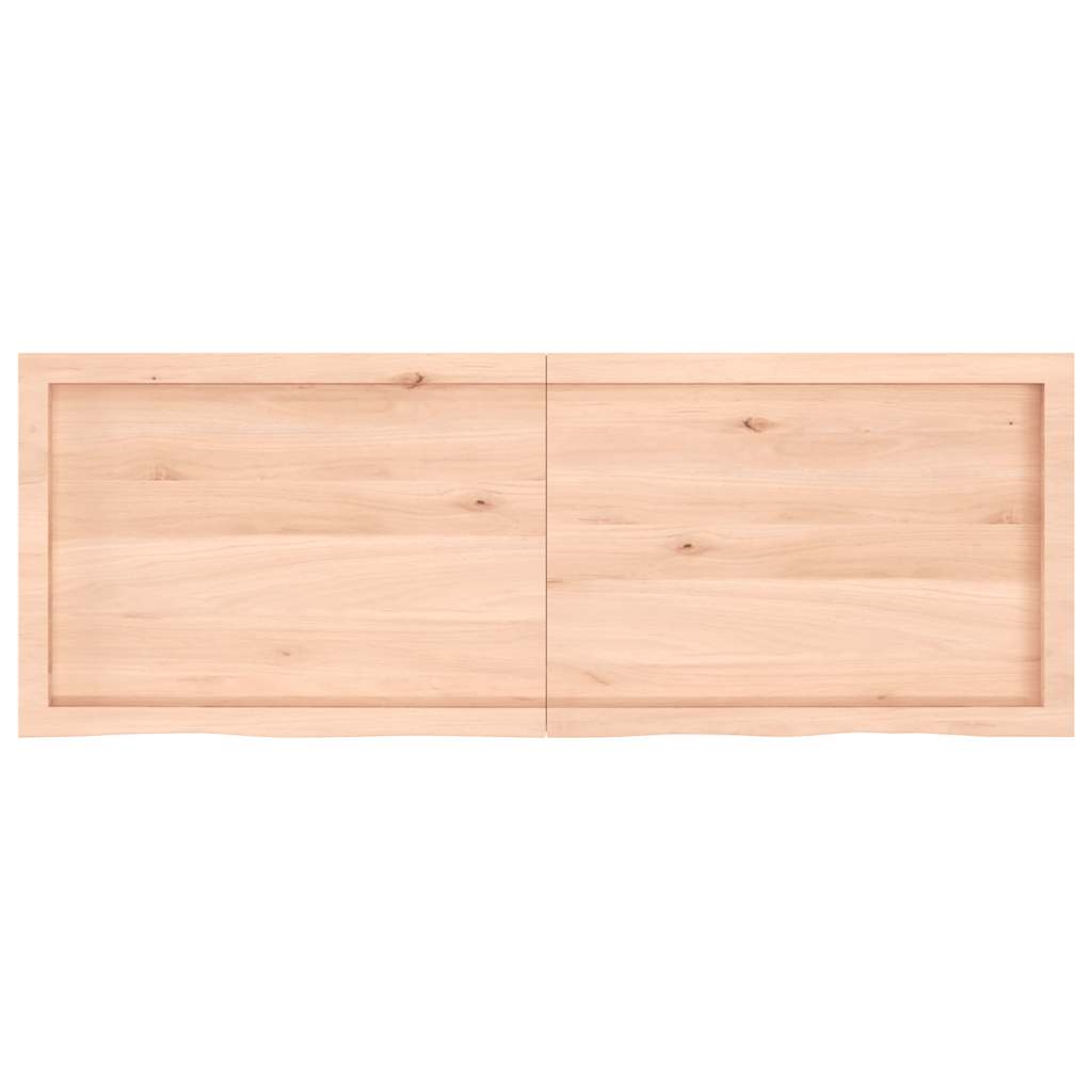 Bathroom Countertop 140x50x(2-6) cm Untreated Solid Wood