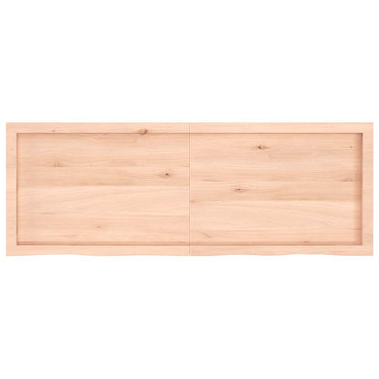 Bathroom Countertop 140x50x(2-6) cm Untreated Solid Wood