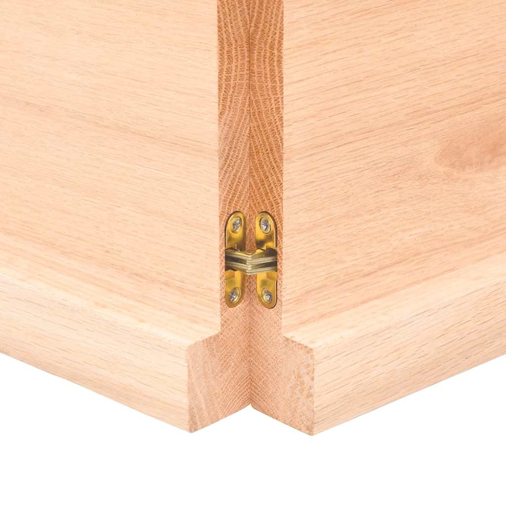 Bathroom Countertop 140x60x(2-4) cm Untreated Solid Wood