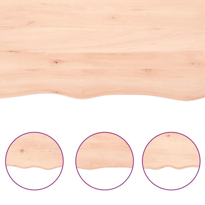 Bathroom Countertop 180x50x(2-6) cm Untreated Solid Wood